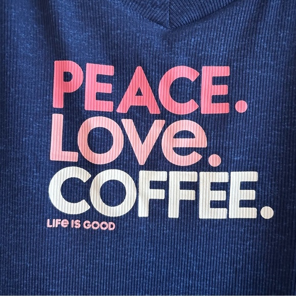 NWT Life Is Good Navy Blue Oversized Comfy Pajama Sleep Dress/Tunic Medium - Picture 5 of 7